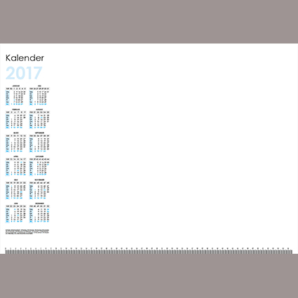 Schreibtischunterlage mit Kalendarium DIN A2 Variante 1 Schreibtischunterlage mit Kalendarium DIN A2 Variante 1