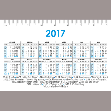 Taschenkalender 85x55 (Querformat) Taschenkalender 85x55 (Querformat)